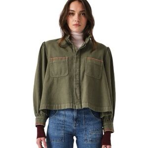 Seventy + Mochi Ziggy Cropped Denim Jacket